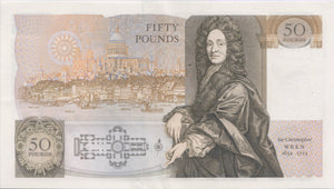 FIFTY POUNDS BANKNOTE SOMERSET REF £50-6 - £50 Banknotes - Cambridgeshire Coins