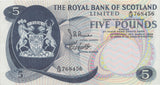 FIVE POUNDS BANK OF SCOTLAND REF SCOT-45 - SCOTTISH BANKNOTES - Cambridgeshire Coins