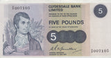 FIVE POUNDS BANK OF SCOTLAND REF SCOT-50 - SCOTTISH BANKNOTES - Cambridgeshire Coins