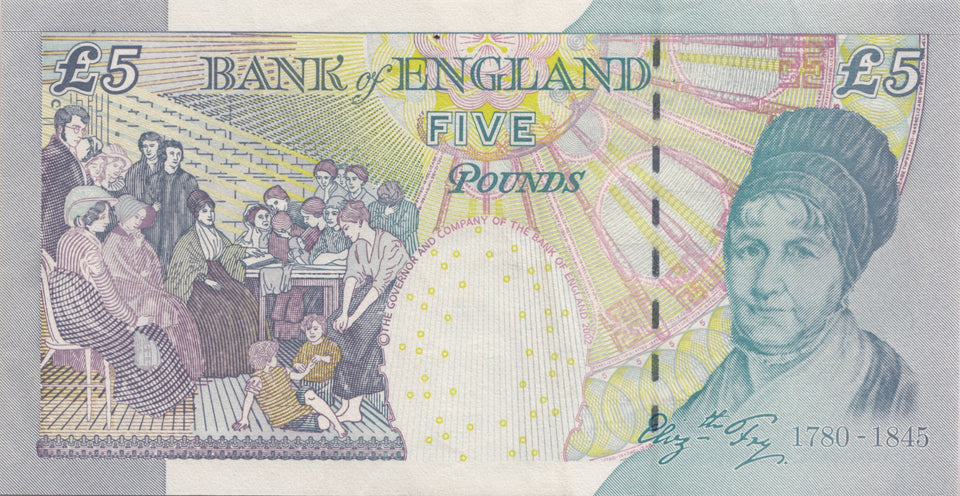 FIVE POUNDS BANKNOTE BAILEY REF £5-37 - £5 BANKNOTES - Cambridgeshire Coins