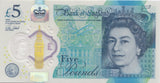 FIVE POUNDS BANKNOTE CLELAND REF £5-52 - £5 BANKNOTES - Cambridgeshire Coins