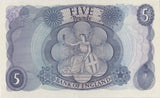 FIVE POUNDS BANKNOTE FFORD REF £5-74 - £5 BANKNOTES - Cambridgeshire Coins