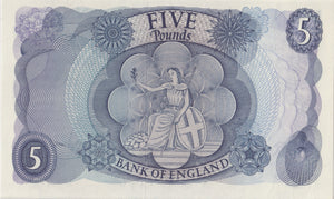 FIVE POUNDS BANKNOTE FFORD REF £5-75 - £5 BANKNOTES - Cambridgeshire Coins