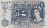 FIVE POUNDS BANKNOTE FFORDE REF £5-65 - £5 BANKNOTES - Cambridgeshire Coins