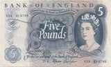 FIVE POUNDS BANKNOTE FFORDE REF £5-71 - £5 BANKNOTES - Cambridgeshire Coins