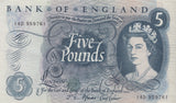 FIVE POUNDS BANKNOTE FORDE REF £5-12 - £5 BANKNOTES - Cambridgeshire Coins