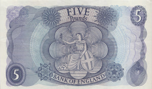 FIVE POUNDS BANKNOTE FORDE REF £5-15 - £5 BANKNOTES - Cambridgeshire Coins