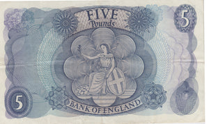 FIVE POUNDS BANKNOTE FORDE REF £5-3 - £5 BANKNOTES - Cambridgeshire Coins