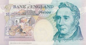 FIVE POUNDS BANKNOTE GILL REF £5-28 - £5 BANKNOTES - Cambridgeshire Coins