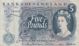 FIVE POUNDS BANKNOTE HOLLOM REF £5-17 - £5 BANKNOTES - Cambridgeshire Coins