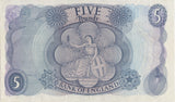 FIVE POUNDS BANKNOTE HOLLOM REF £5-18 - £5 BANKNOTES - Cambridgeshire Coins
