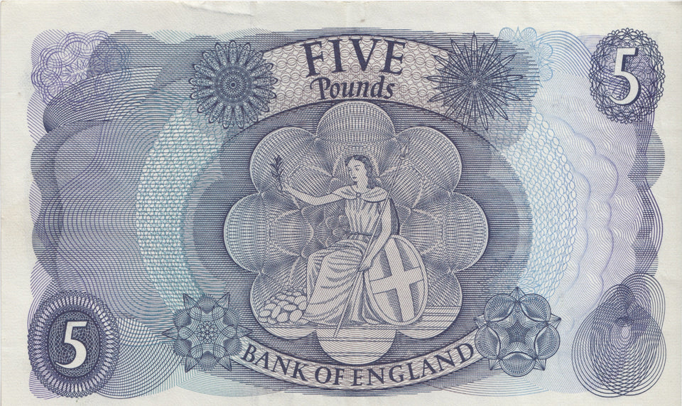 FIVE POUNDS BANKNOTE PAGE REF £5-13 - £5 BANKNOTES - Cambridgeshire Coins