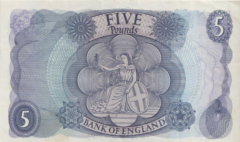 FIVE POUNDS BANKNOTE PAGE REF £5-14 - £5 BANKNOTES - Cambridgeshire Coins
