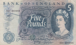 FIVE POUNDS BANKNOTE PAGE REF £5-16 - £5 BANKNOTES - Cambridgeshire Coins