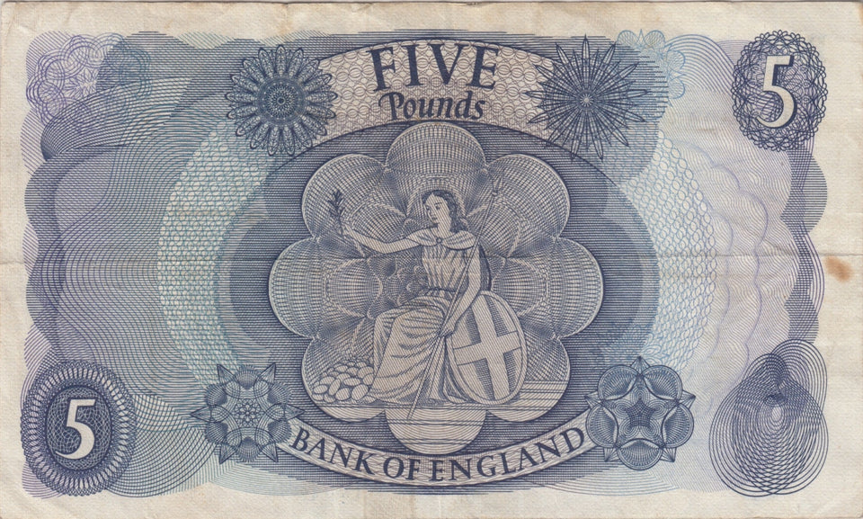 FIVE POUNDS BANKNOTE PAGE REF £5-66 - £5 BANKNOTES - Cambridgeshire Coins