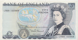FIVE POUNDS BANKNOTE SOMERSET REF £5-26 - £5 BANKNOTES - Cambridgeshire Coins
