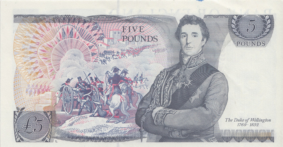 FIVE POUNDS BANKNOTE SOMERSET REF £5-27 - £5 BANKNOTES - Cambridgeshire Coins