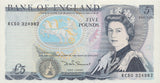 FIVE POUNDS BANKNOTE SOMERSET REF £5-27 - £5 BANKNOTES - Cambridgeshire Coins