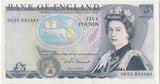 FIVE POUNDS BANKNOTE SOMMERSET REF £5-11 - £5 BANKNOTES - Cambridgeshire Coins