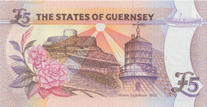 FIVE POUNDS GUERNSEY BANKNOTE REF 1505 - WORLD BANKNOTES - Cambridgeshire Coins