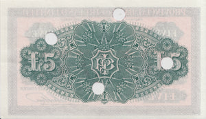 FIVE POUNDS IRELAND BANKNOTE REF IRE-8 - Irish Banknotes - Cambridgeshire Coins