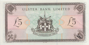 FIVE POUNDS NORTHERN IRELAND BANKNOTE REF IRE-7 - Irish Banknotes - Cambridgeshire Coins