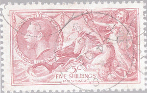 FIVE SHILLINGS STAMP VICTORIAN EDWARD VII SG 451 REF 16 - BRITISH STAMPS - Cambridgeshire Coins