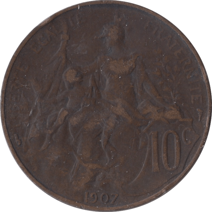 FRANCE 10 CENTIMES - WORLD COINS - Cambridgeshire Coins