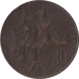 FRANCE 10 CENTIMES - WORLD COINS - Cambridgeshire Coins