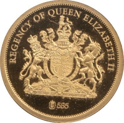 GOLD PROOF REGENCY OF QUEEN ELIZABETH II 1947 THE ROYAL WEDDING REF 41 - GOLD COMMEMORATIVE - Cambridgeshire Coins