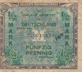 HALF MARK BANKNOTE GERMANY ( REF 275 ) - World Banknotes - Cambridgeshire Coins
