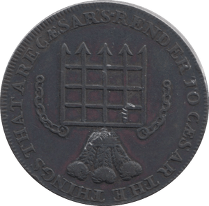 HALFPENNY TOKEN PRINCESS OF WALES REF 310 - Token - Cambridgeshire Coins