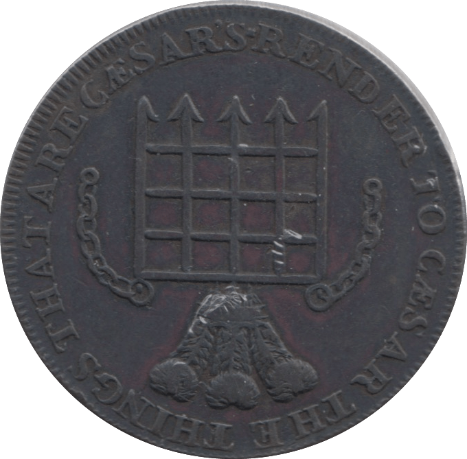 HALFPENNY TOKEN PRINCESS OF WALES REF 310 - Token - Cambridgeshire Coins