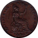 1849 FARTHING ( GVF ) - Farthing - Cambridgeshire Coins