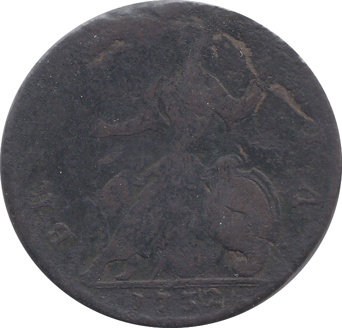 1730 HALFPENNY ( NF )