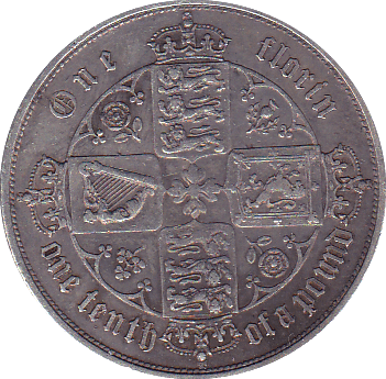 1853 FLORIN ( AEF ) - Florin - Cambridgeshire Coins