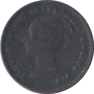 1844 HALF FARTHING ( GVF ) B - Half Farthing - Cambridgeshire Coins