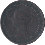 1844 HALF FARTHING ( GVF ) B - Half Farthing - Cambridgeshire Coins