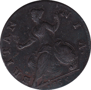 1735 HALFPENNY ( VF )