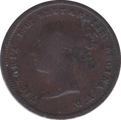 1844 HALF FARTHING ( VF ) E - Half Farthing - Cambridgeshire Coins