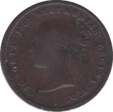 1844 HALF FARTHING ( VF ) E - Half Farthing - Cambridgeshire Coins