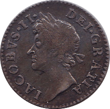 1687 MAUNDY FOURPENCE ( GF )