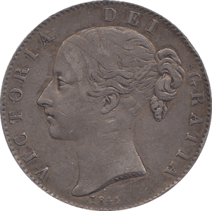 1844 CROWN ( VF ) STAR B - Crown - Cambridgeshire Coins