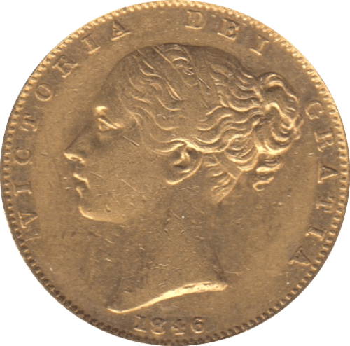 1846 GOLD SOVEREIGN ( GVF ) - Sovereign - Cambridgeshire Coins