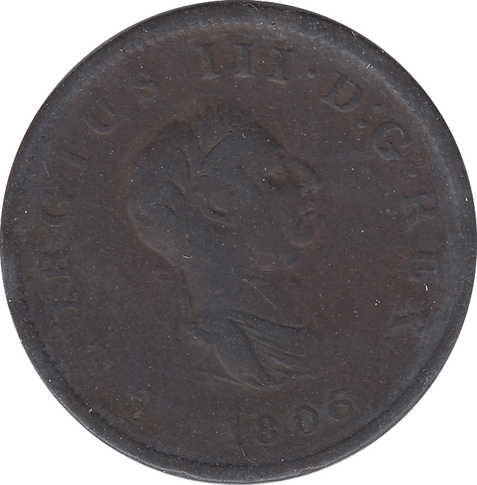 1806 HALFPENNY ( F ) B