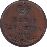 1844 HALF FARTHING ( AUNC ) A - Half Farthing - Cambridgeshire Coins