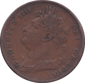 1825 FARTHING ( VF ) - Farthing - Cambridgeshire Coins
