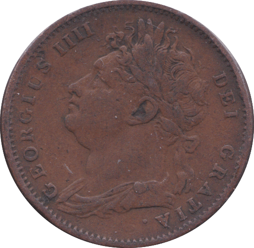 1825 FARTHING ( VF ) - Farthing - Cambridgeshire Coins