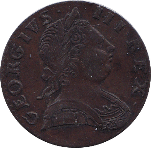 1773 HALFPENNY ( GVF ) B