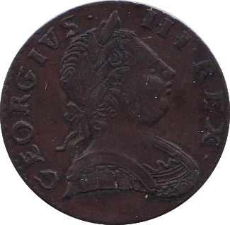 1773 HALFPENNY ( GVF ) B